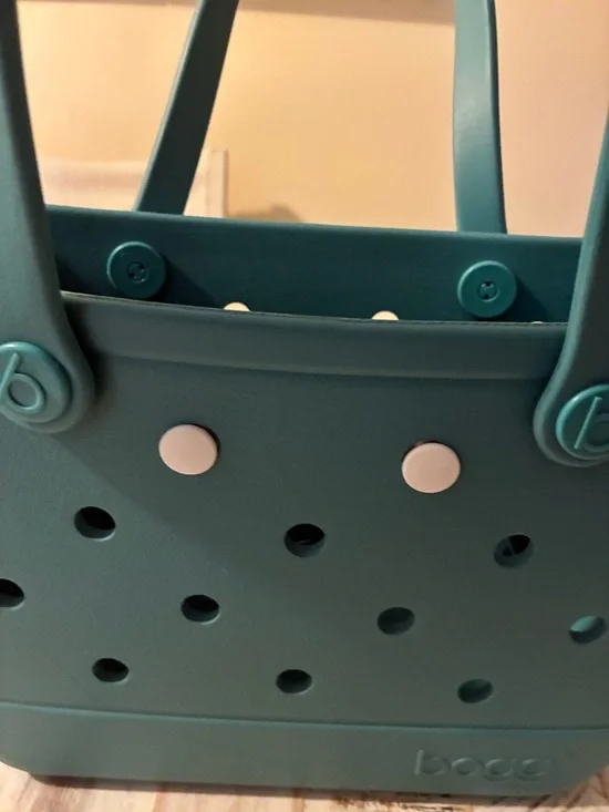 Bitty Bogg Bag Turquoise Carry Tote with Removable Pouch - Picture 3 of 12